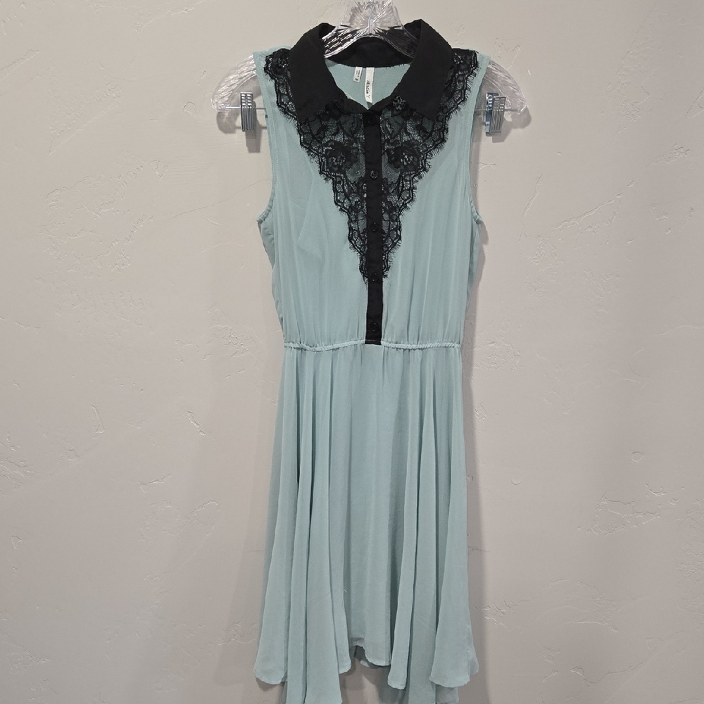 Studio Y Black and Mint Dress